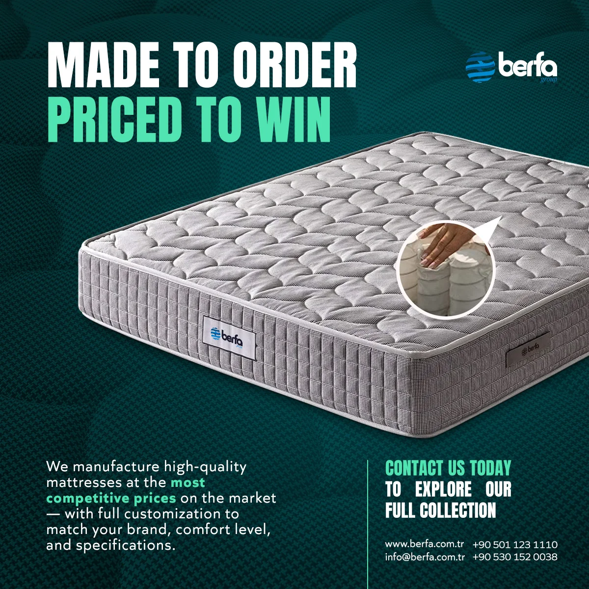 Berfa Turkish Mattress – Premium Sleep Products