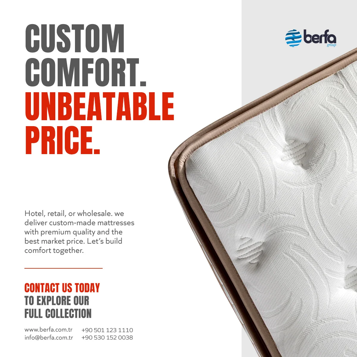 Berfa Turkish Mattress – Hotel Bed Supplier